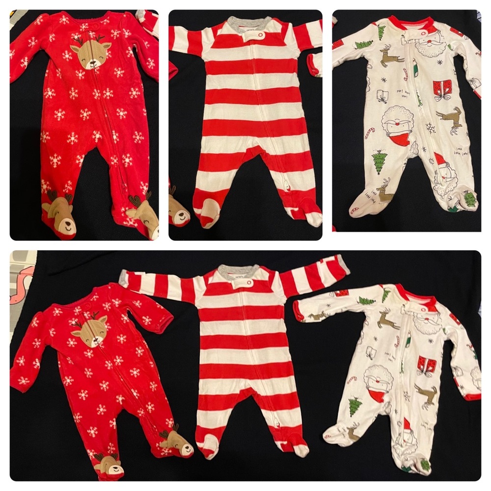 ***SOLD***5 Carter’s one-piece pajamas